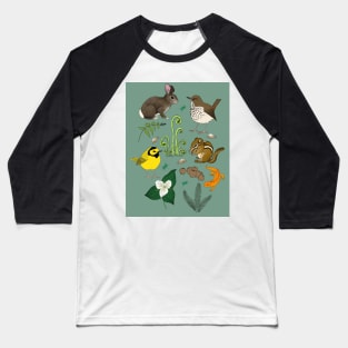 Forest Floor Baseball T-Shirt